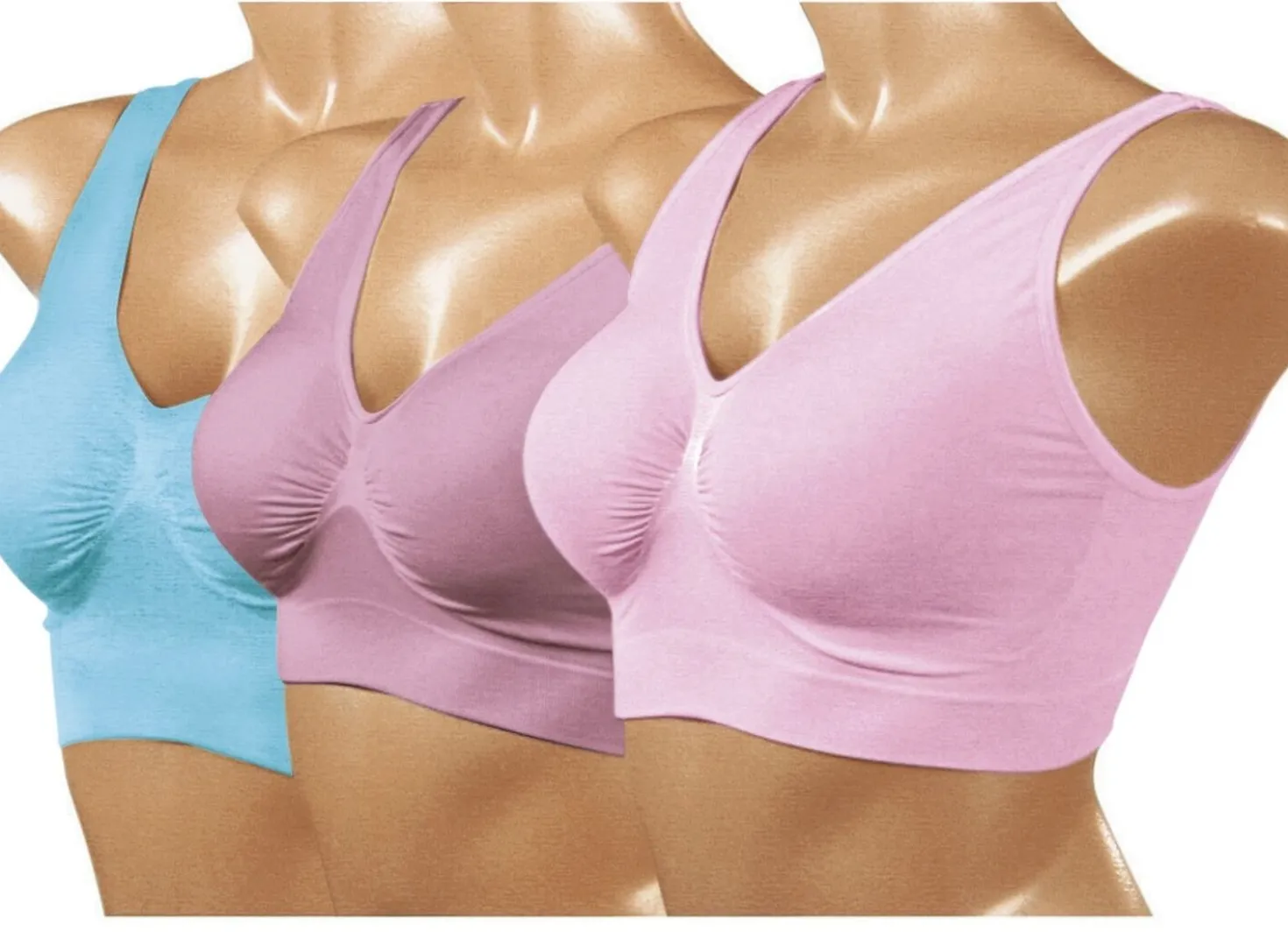 Ahh Bra, 3er-Bustier-Set