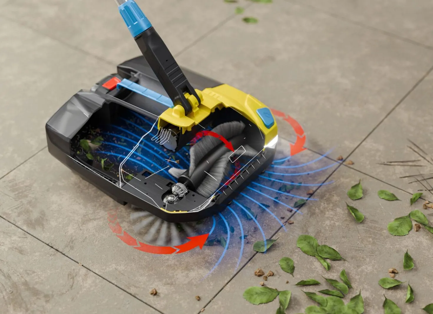 Akku-Kehrsystem "Easy Sweep"