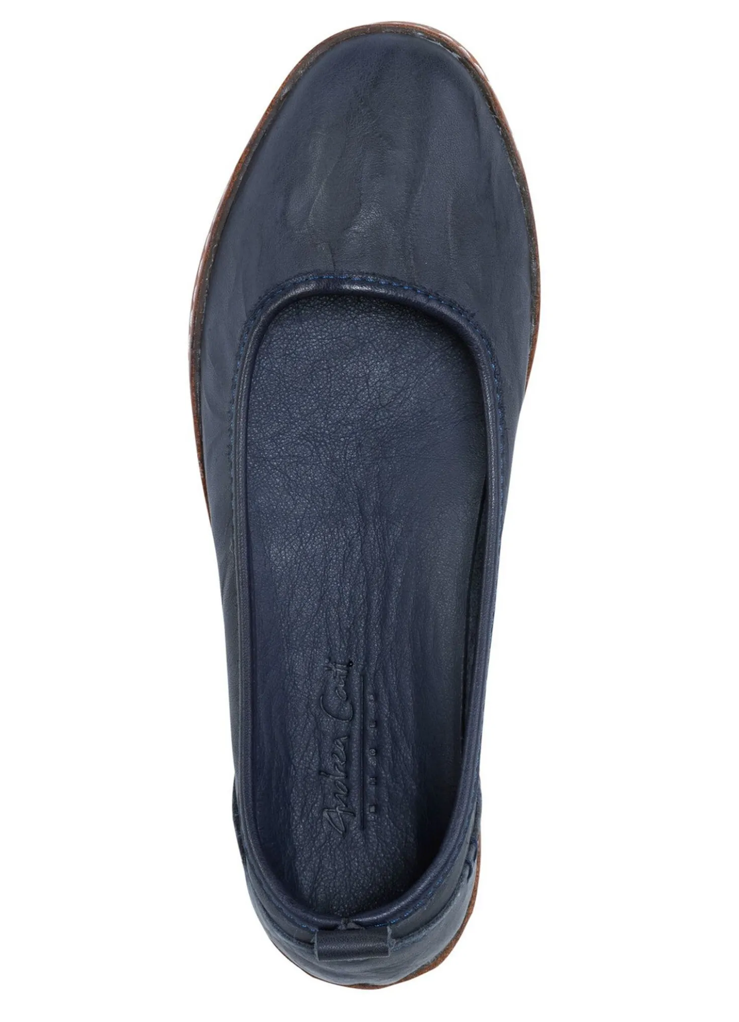 Andrea Conti, klassische Damen-Slipper, mit herausnehmbarem Fußbett