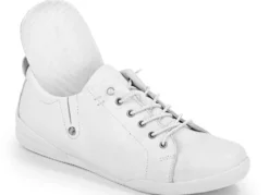 Andrea Conti, klassische Damen-Schnürschuhe, mit herausnehmbarem Fußbett