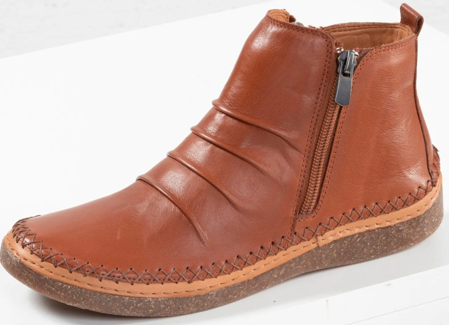 Andrea Conti, klassische Damen-Boots, mit herausnehmbarem Fußbett