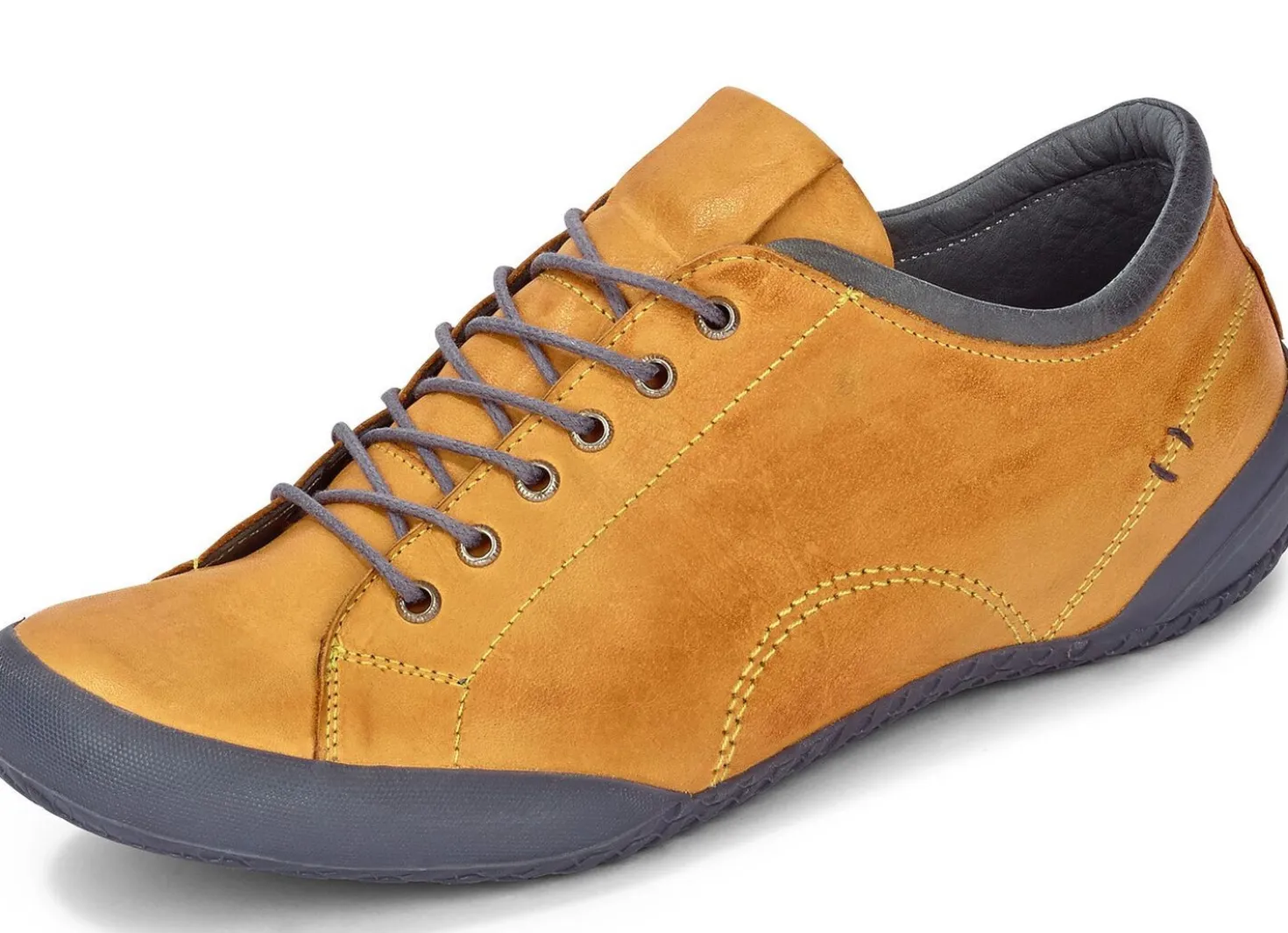 Andrea Conti, klassische Damen-Schnürschuhe, mit herausnehmbarem Lederfußbett