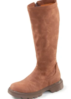 Andrea Conti, klassische Damen-Stiefel, mit Innenreißverschluss