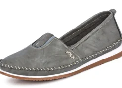 Andrea Conti, leichte Damen-Slipper, mit Gummizug