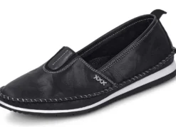 Andrea Conti, leichte Damen-Slipper, mit Gummizug