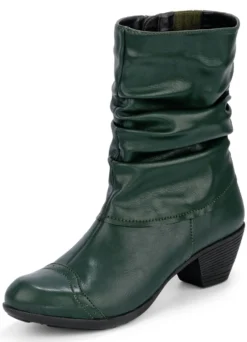 Andrea Conti, modische Damen-Stiefeletten, Winterschuhe, Weite G, mit Reißverschluss