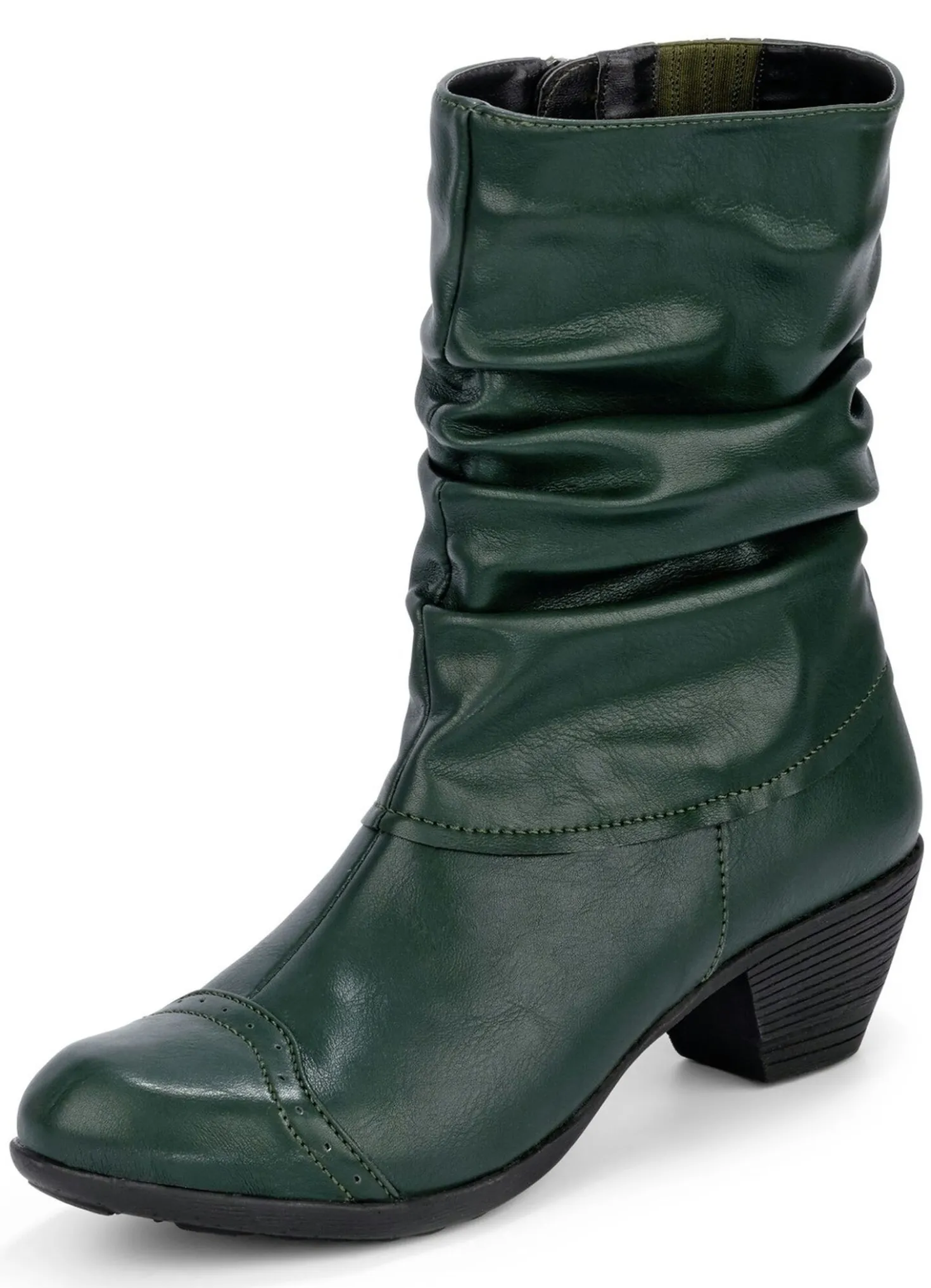 Andrea Conti, modische Damen-Stiefeletten, Winterschuhe, Weite G, mit Reißverschluss