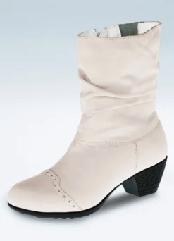 Andrea Conti, modische Damen-Stiefeletten, Winterschuhe, Weite G, mit Reißverschluss