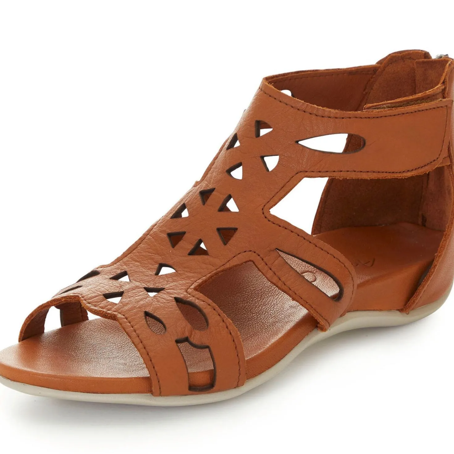 Andrea Conti, modische Damen-Sandalen, aus Leder