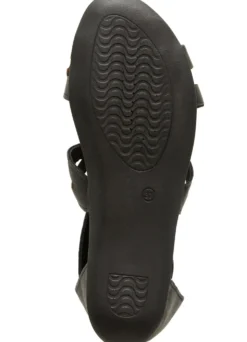Andrea Conti, modische Damen-Sandalen, aus Leder