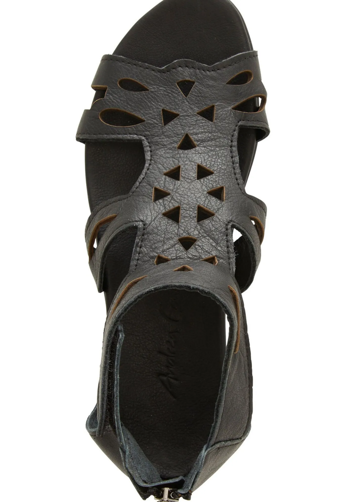 Andrea Conti, modische Damen-Sandalen, aus Leder