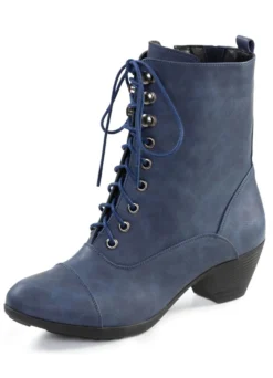 Andrea Conti, modische Damen-Stiefeletten, Winterschuhe, Weite G, mit Reißverschluss