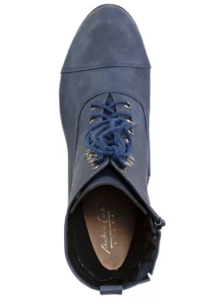 Andrea Conti, modische Damen-Stiefeletten, Winterschuhe, Weite G, mit Reißverschluss