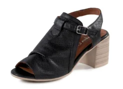 Andrea Conti Sandalette mit Zier-Perforation