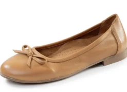 Andrea Conti, schicke Damen-Ballerinas, Weite G, mit herausnehmbarem Fußbett