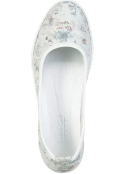 Andrea Conti, schicke Damen-Ballerinas, Weite G, mit herausnehmbarem Fußbett