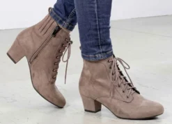 Andrea Conti, schicke Damen-Stiefeletten, Weite G, mit Reißverschluss