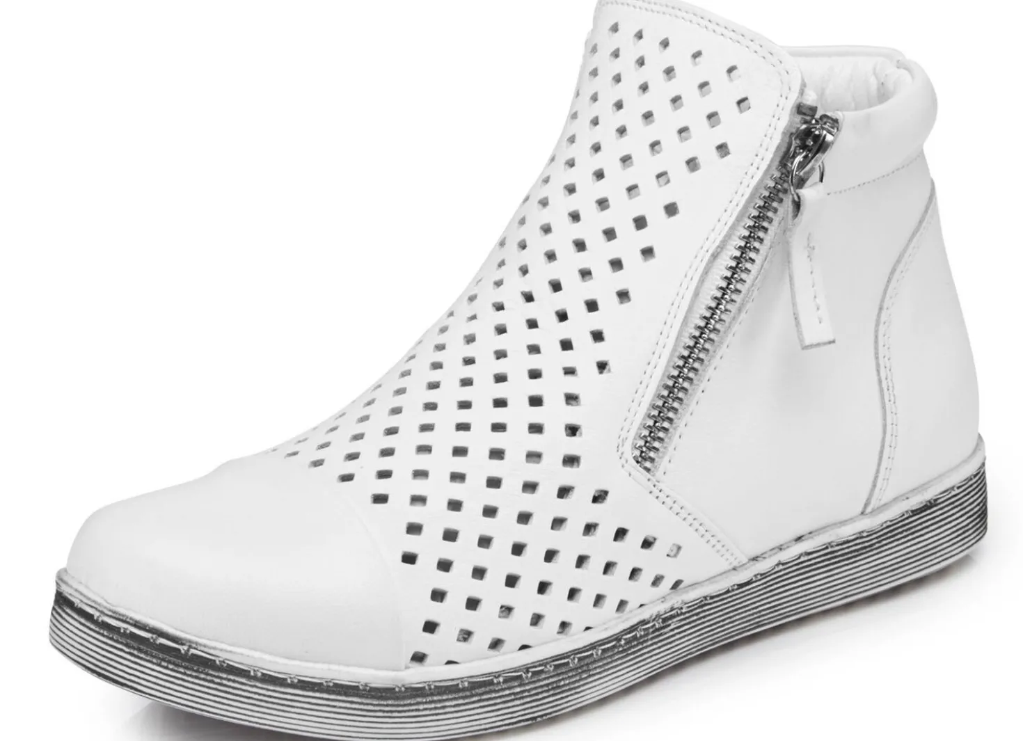 Andrea Conti, sommerliche Damen-Stiefeletten, mit herausnehmbarem Fußbett