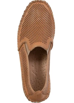 Andrea Conti, sommerliche Damen-Slipper, Weite G, mit herausnehmbarem Fußbett