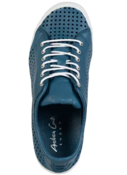 Andrea Conti, sommerliche Damen-Schnürschuhe, mit herausnehmbarem Fußbett