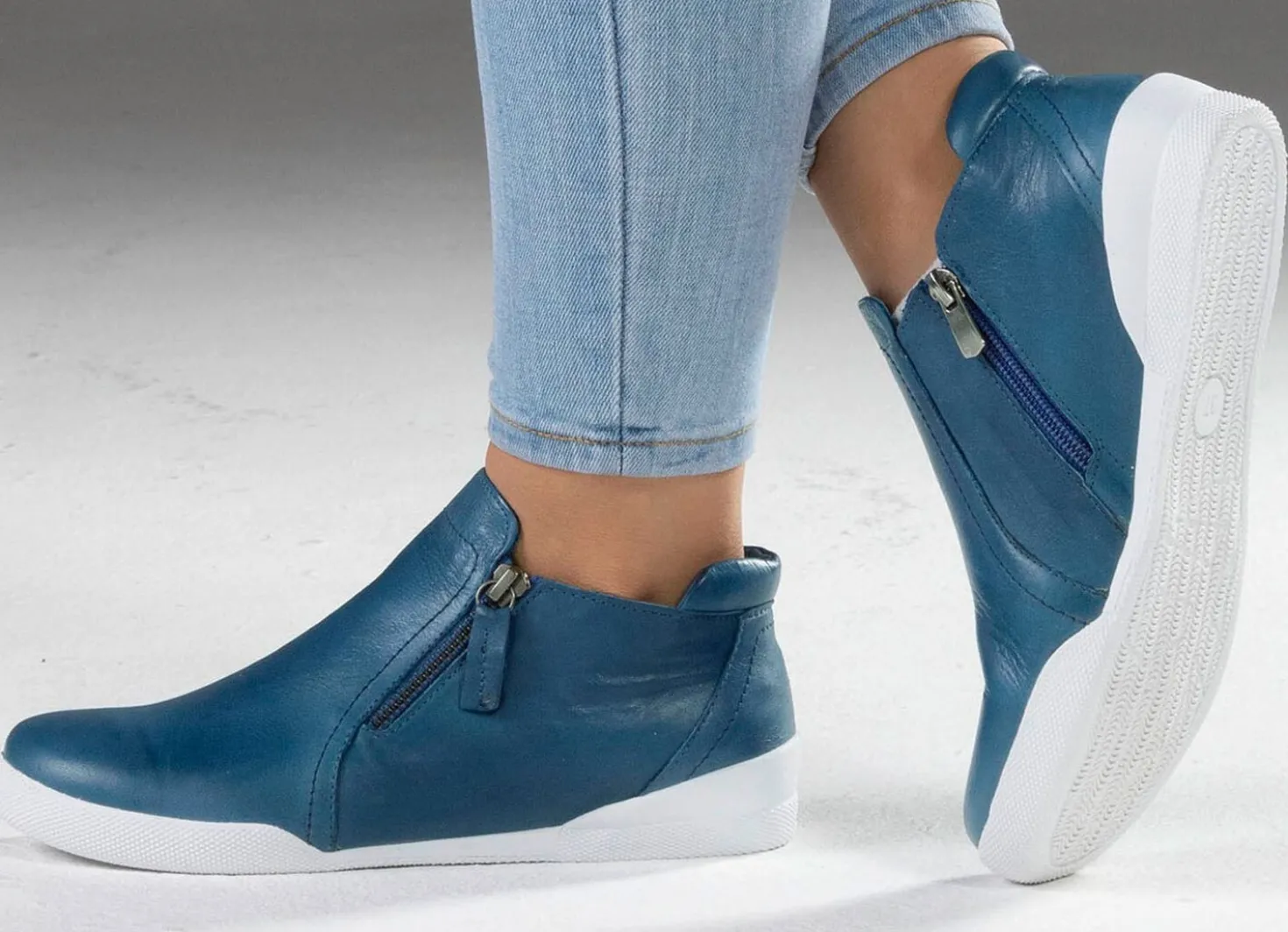 Andrea Conti, sportliche Damen-Boots, mit herausnehmbarem Fußbett