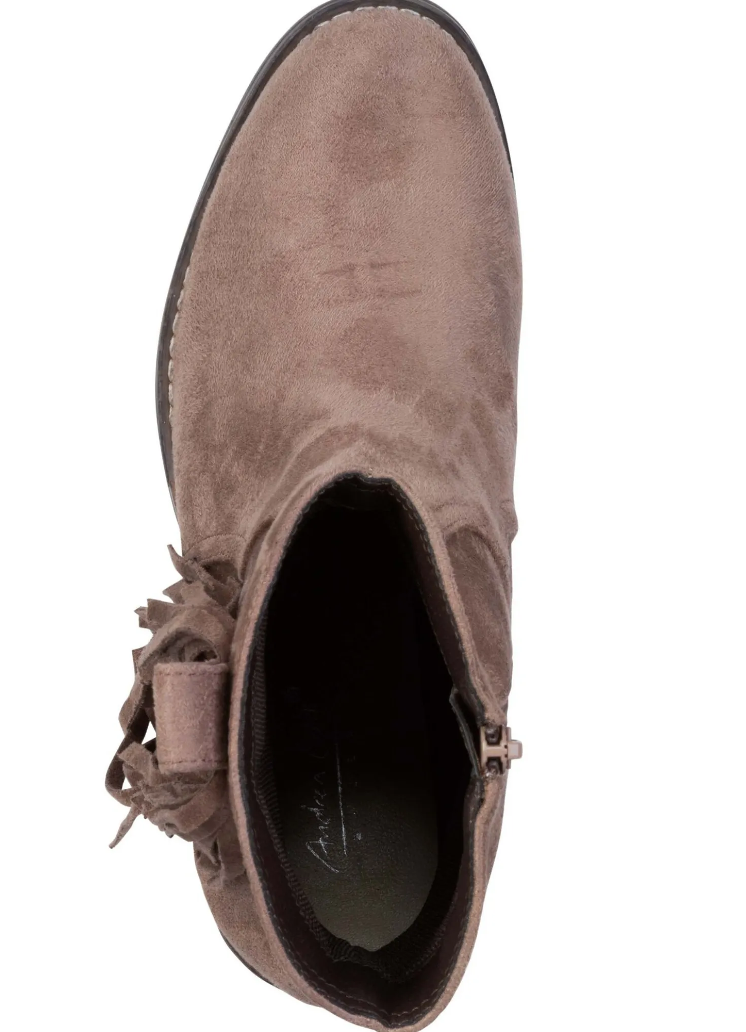 Andrea Conti, trendige Damen-Stiefeletten, Weite G, mit seitlichen Fransen