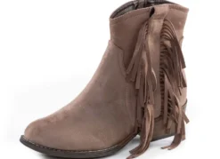 Andrea Conti, trendige Damen-Stiefeletten, Weite G, mit seitlichen Fransen