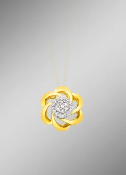 Anhänger im Blumendesign