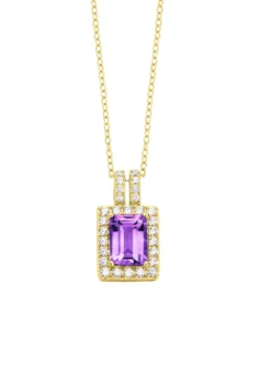 Anhänger mit Amethyst und Zirkonia