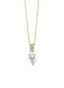 Anhänger mit Brillanten und Diamanten