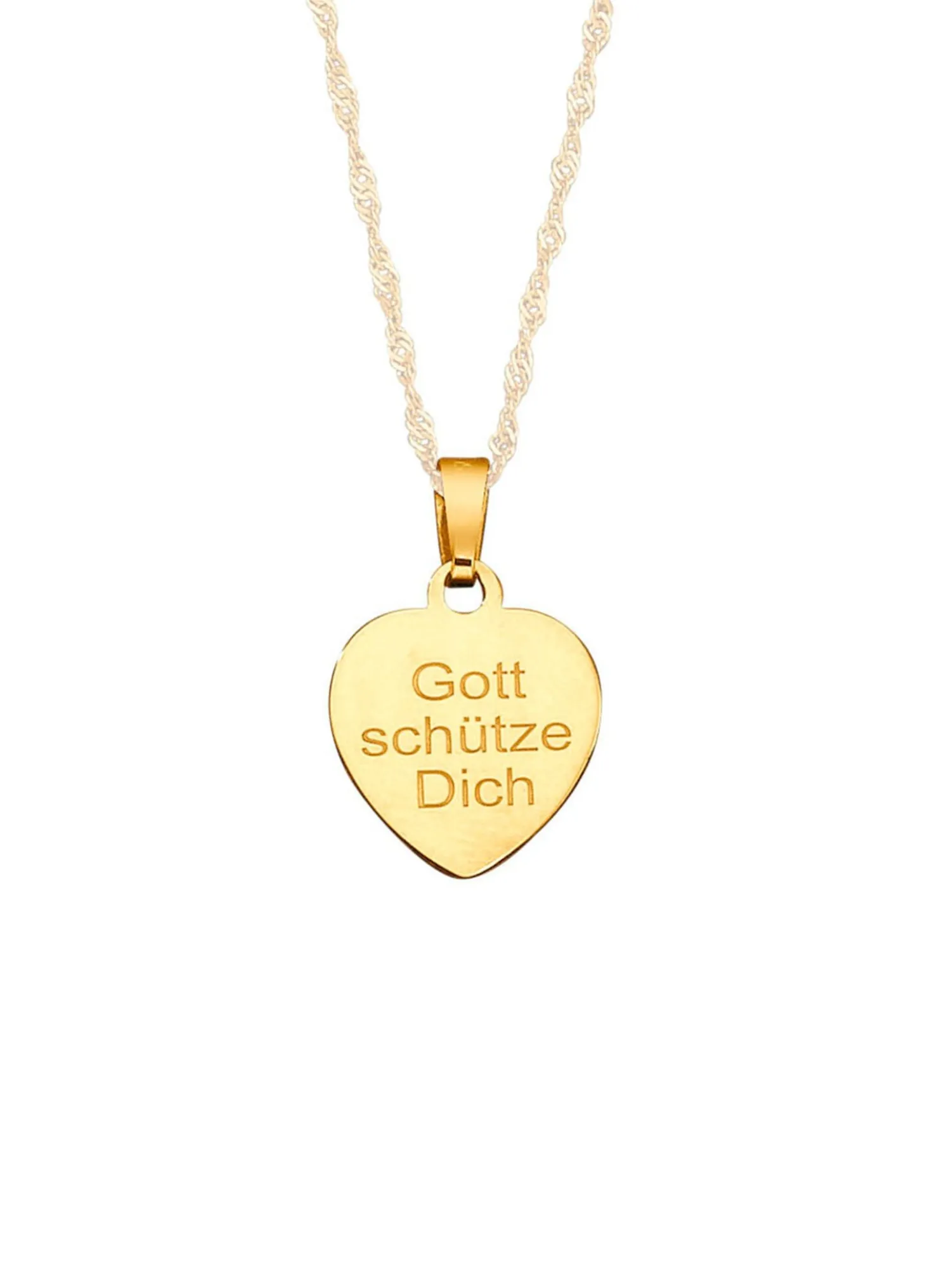 Anhänger Schutzengel mit Diamantschnitt