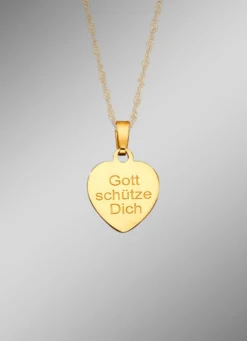 Anhänger Schutzengel mit Diamantschnitt