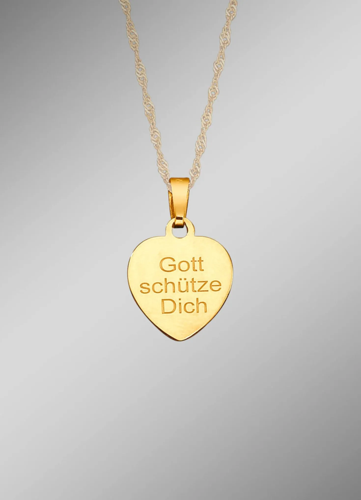 Anhänger Schutzengel mit Diamantschnitt