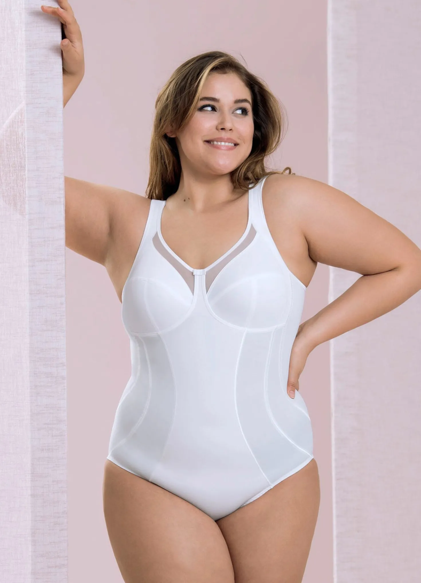 Anita Hosenkorselett mit transparenten Tülleinsätzen
