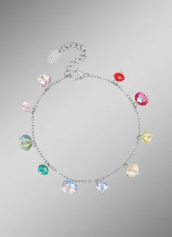 Armband mit bunten Swarovski®-Kristallen