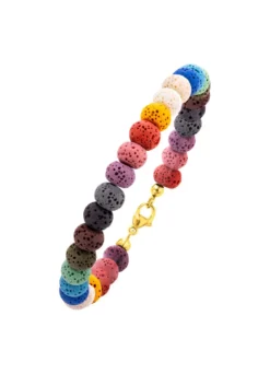 Armband mit Lava, beh,, in Multicolor