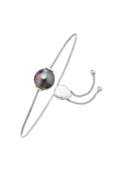Armband mit Tahiti-Zuchtperle in Barockform