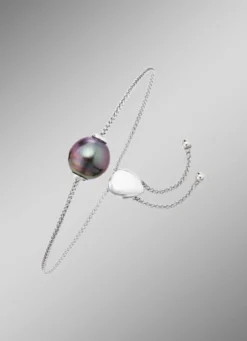 Armband mit Tahiti-Zuchtperle in Barockform