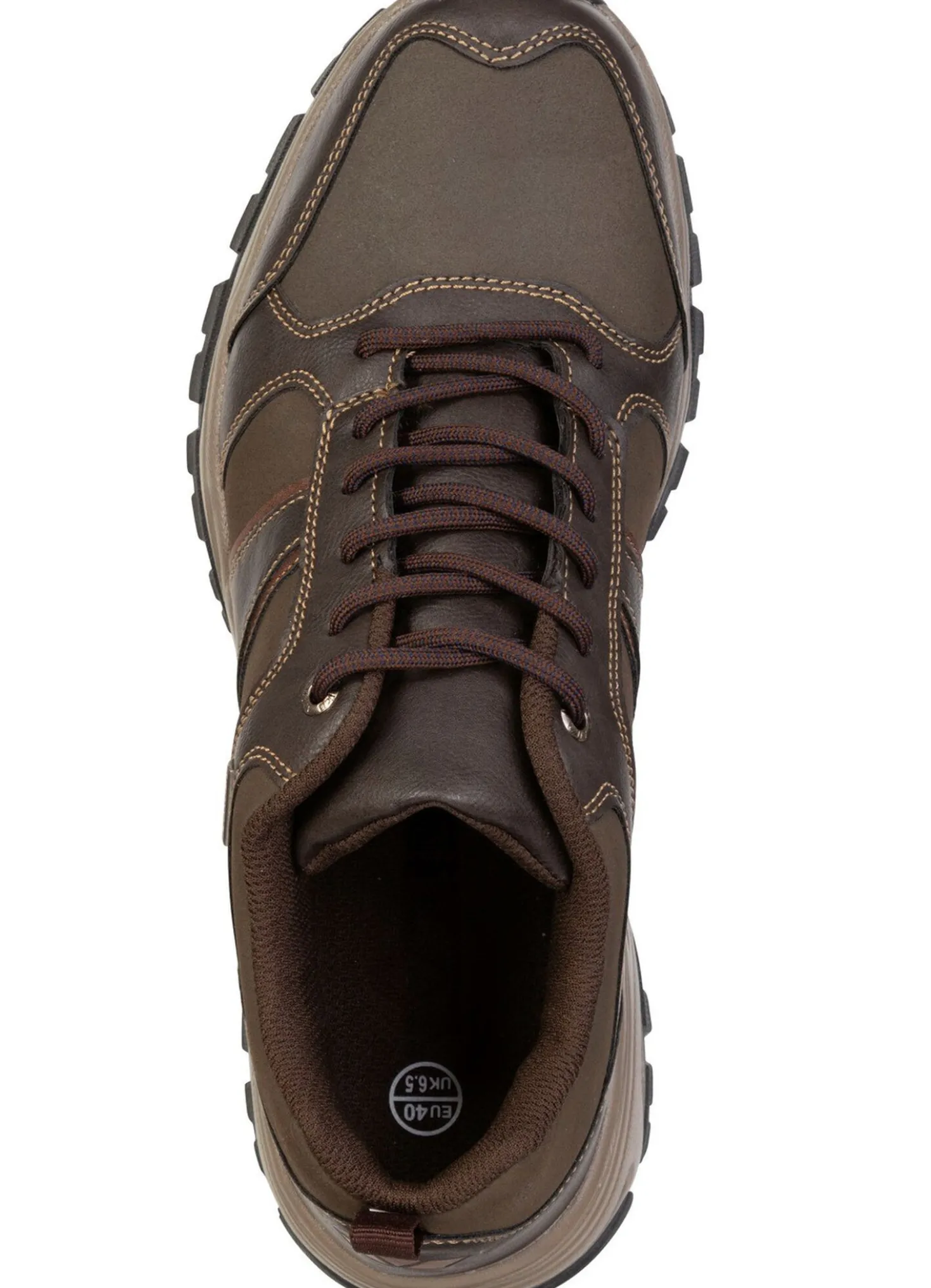 Atmungsaktive Herren-Schnürschuhe, mit Klimamembrane
