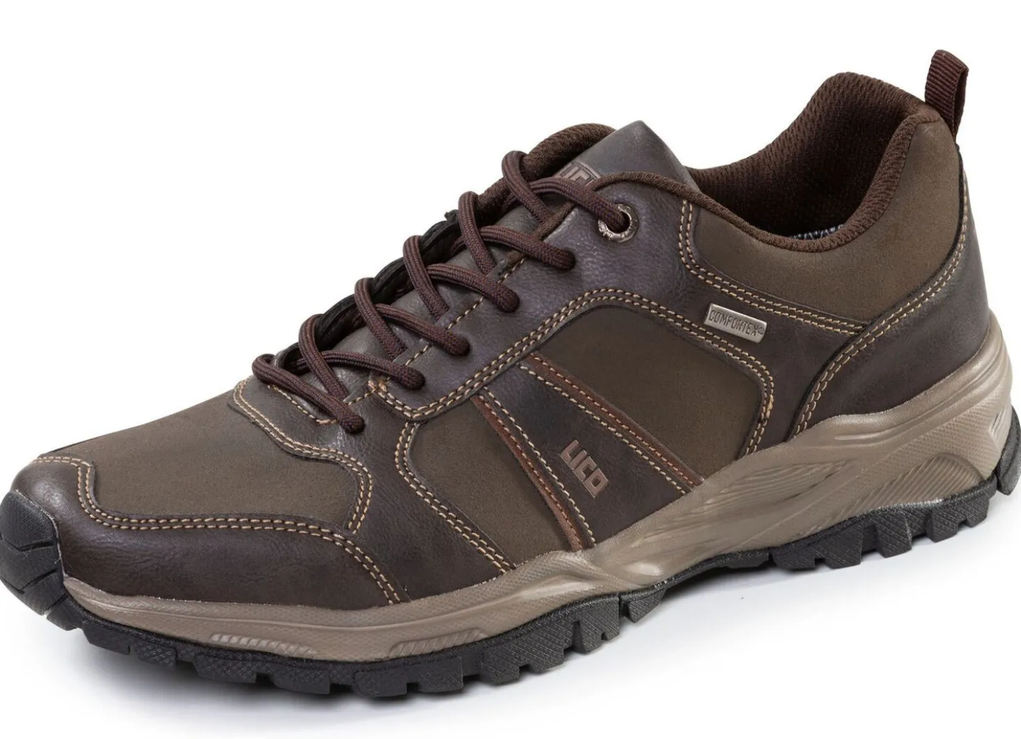 Atmungsaktive Herren-Schnürschuhe, mit Klimamembrane