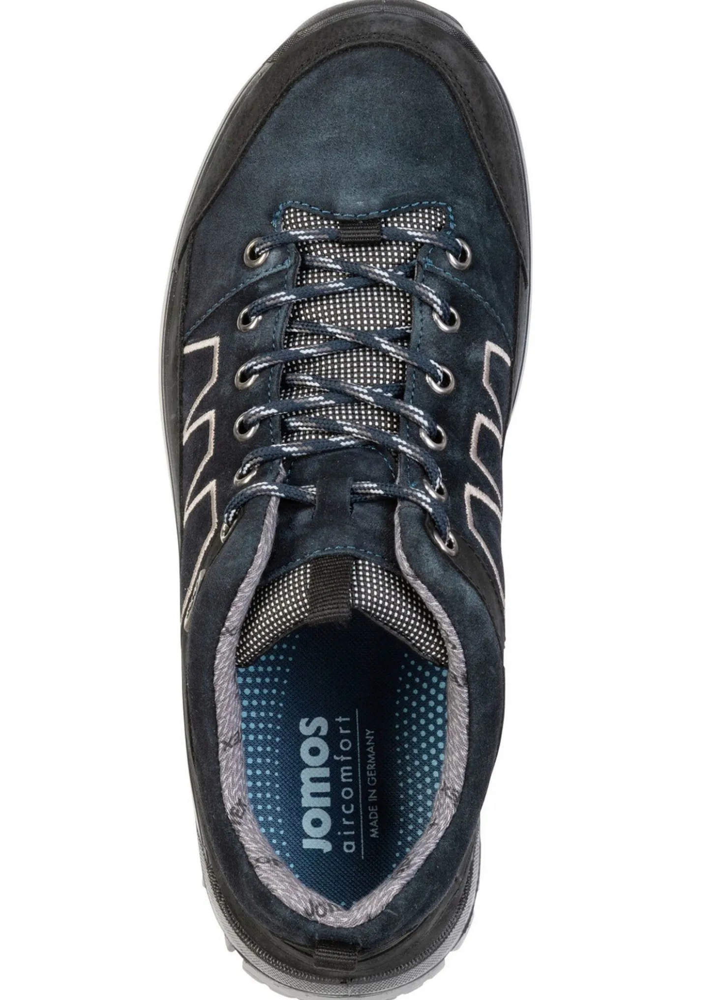 Atmungsaktive Herren-Schnürschuhe, Weiite K, mit herausnehmbarem Fußbett
