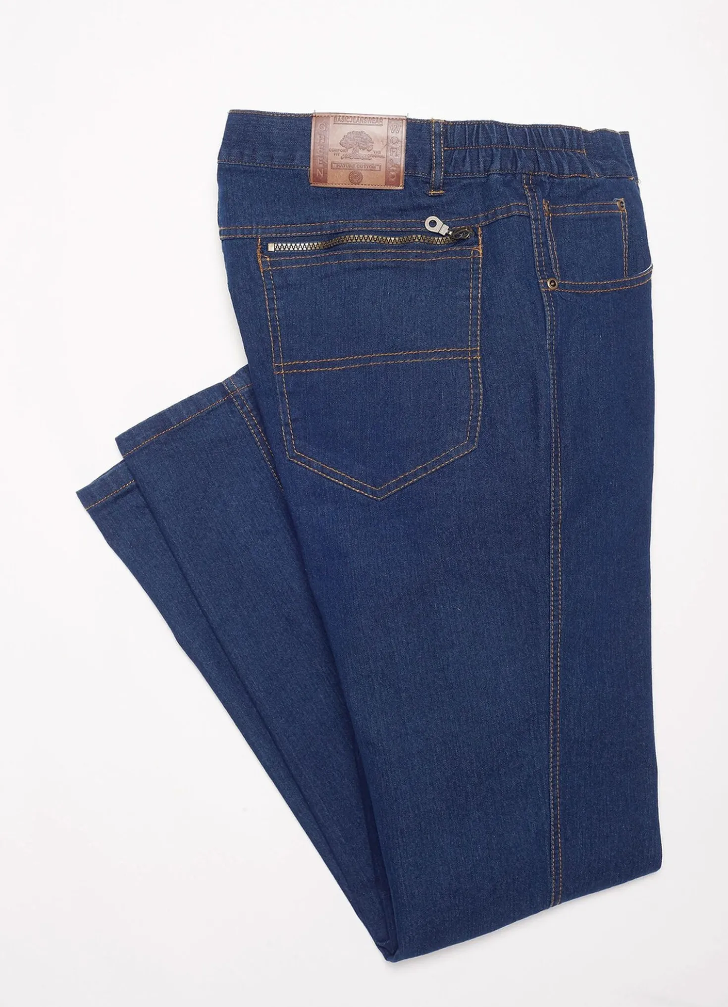 Attraktive Jeans mit Dehnbundeinsätzen