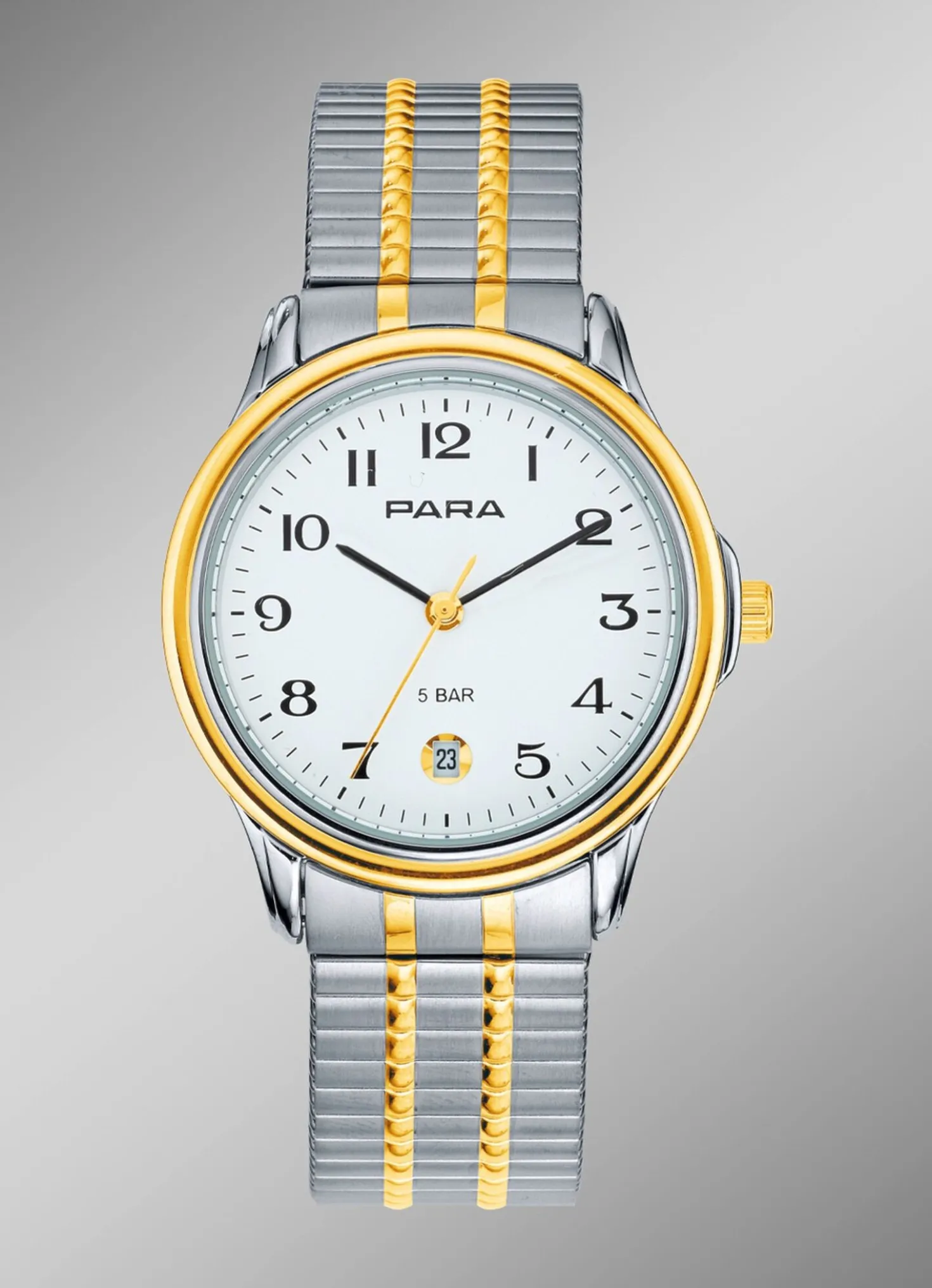 Attraktive Para-Quartz-Herrenuhr