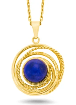 Attraktiver Anhänger mit echt Lapislazuli