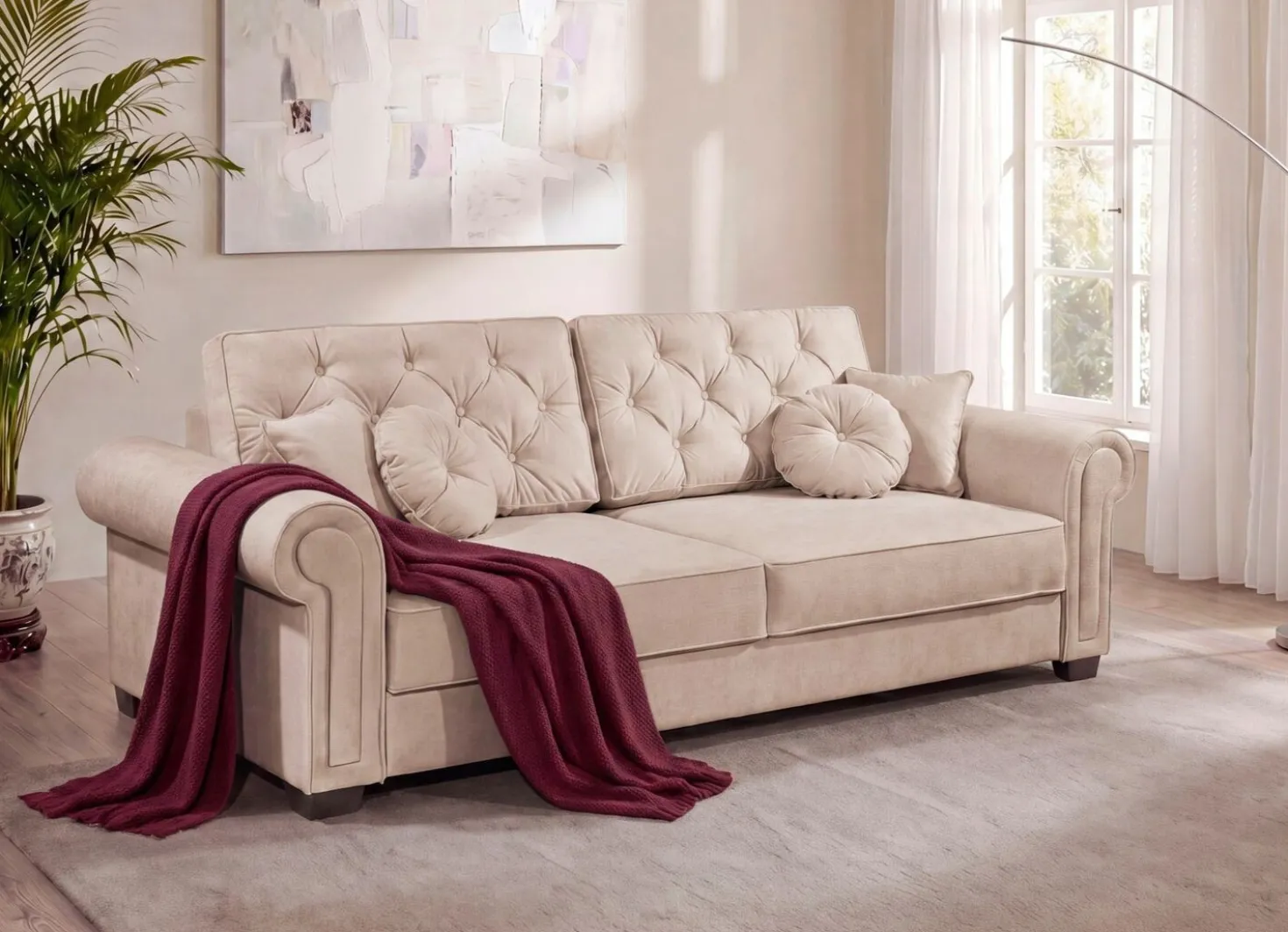 Attraktives Schlafsofa