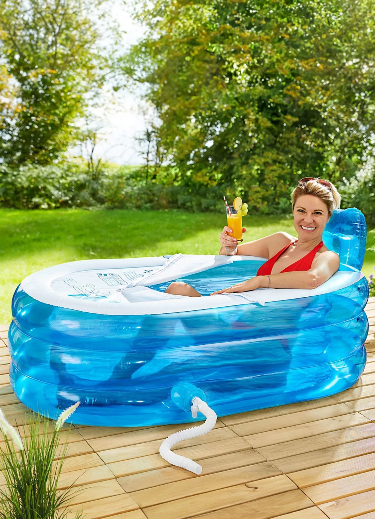 Aufblasbare Badewanne