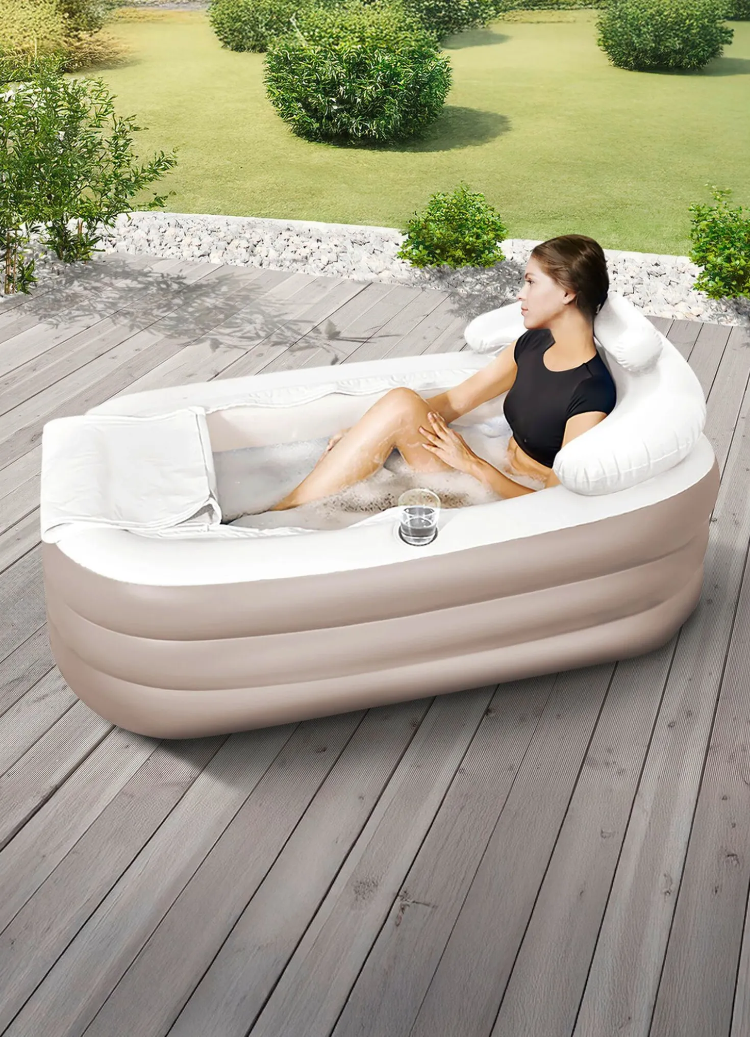 Aufblasbare Badewanne