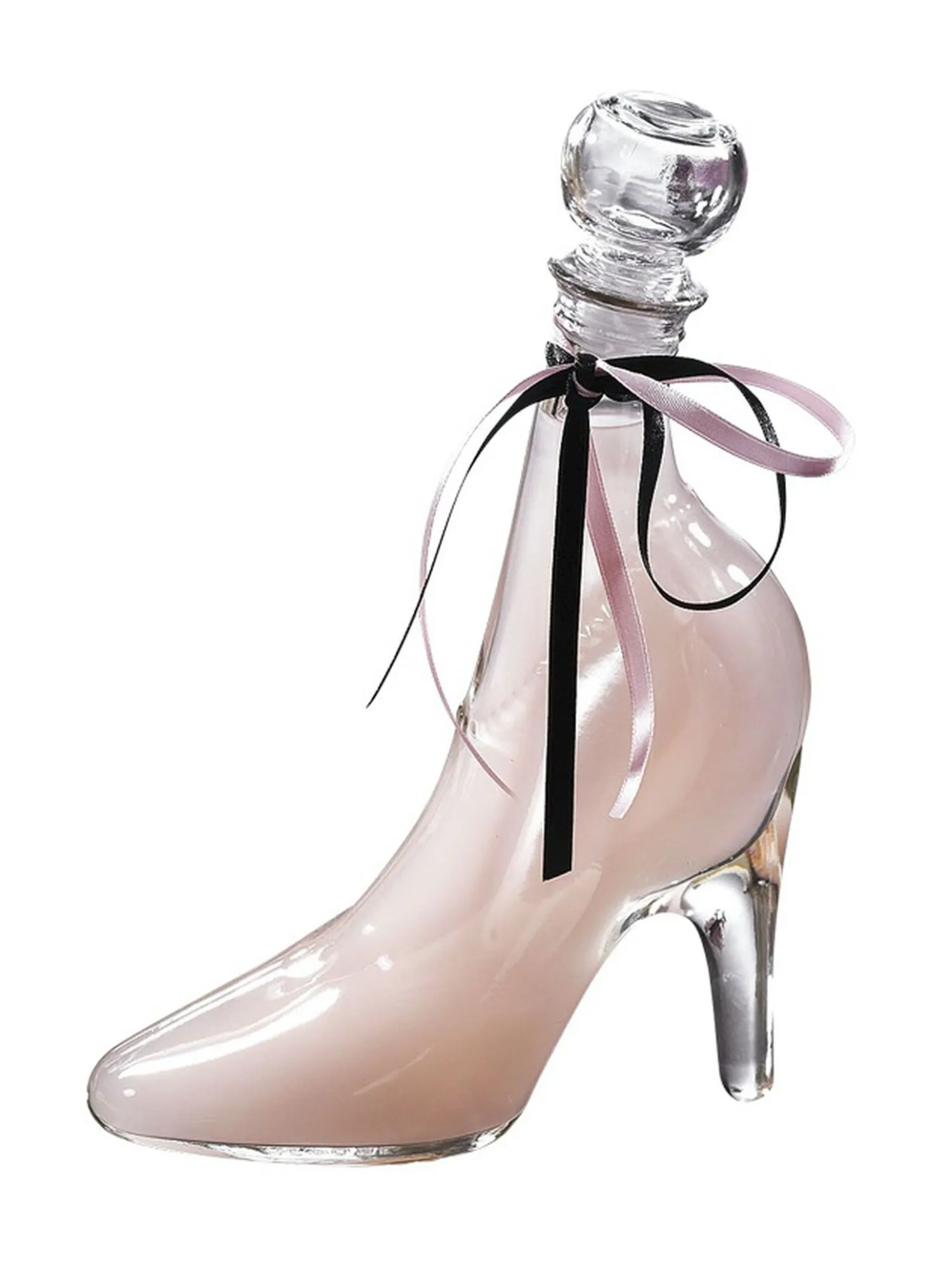 Badeschaum in gläsernen Pumps