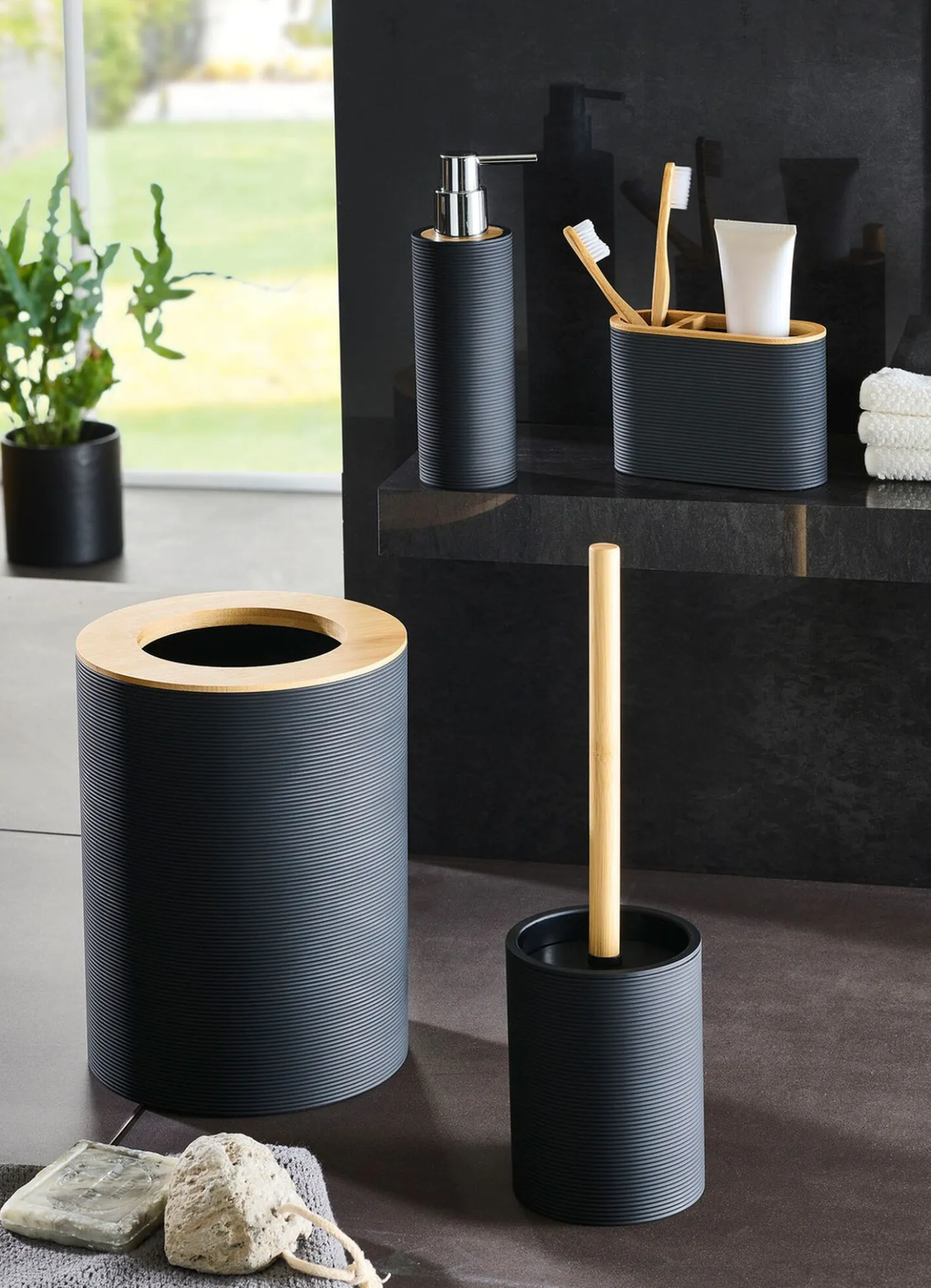 Badezimmer-Accessoires-Set, 5-teilig