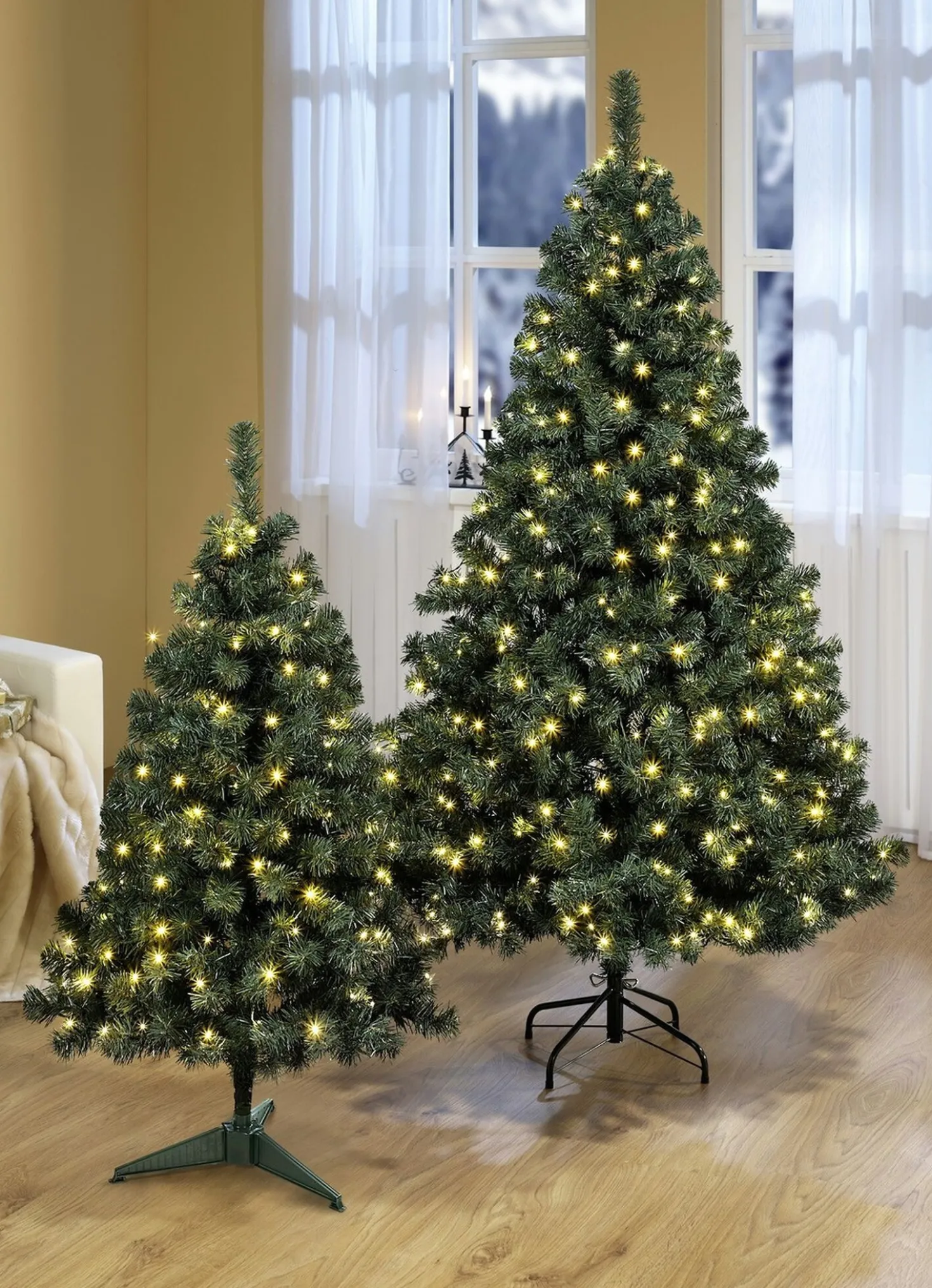 Beleuchteter Tannenbaum